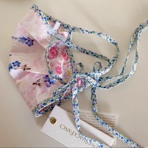 Hold LoveShackFancy embroidered face mask ditsy floral